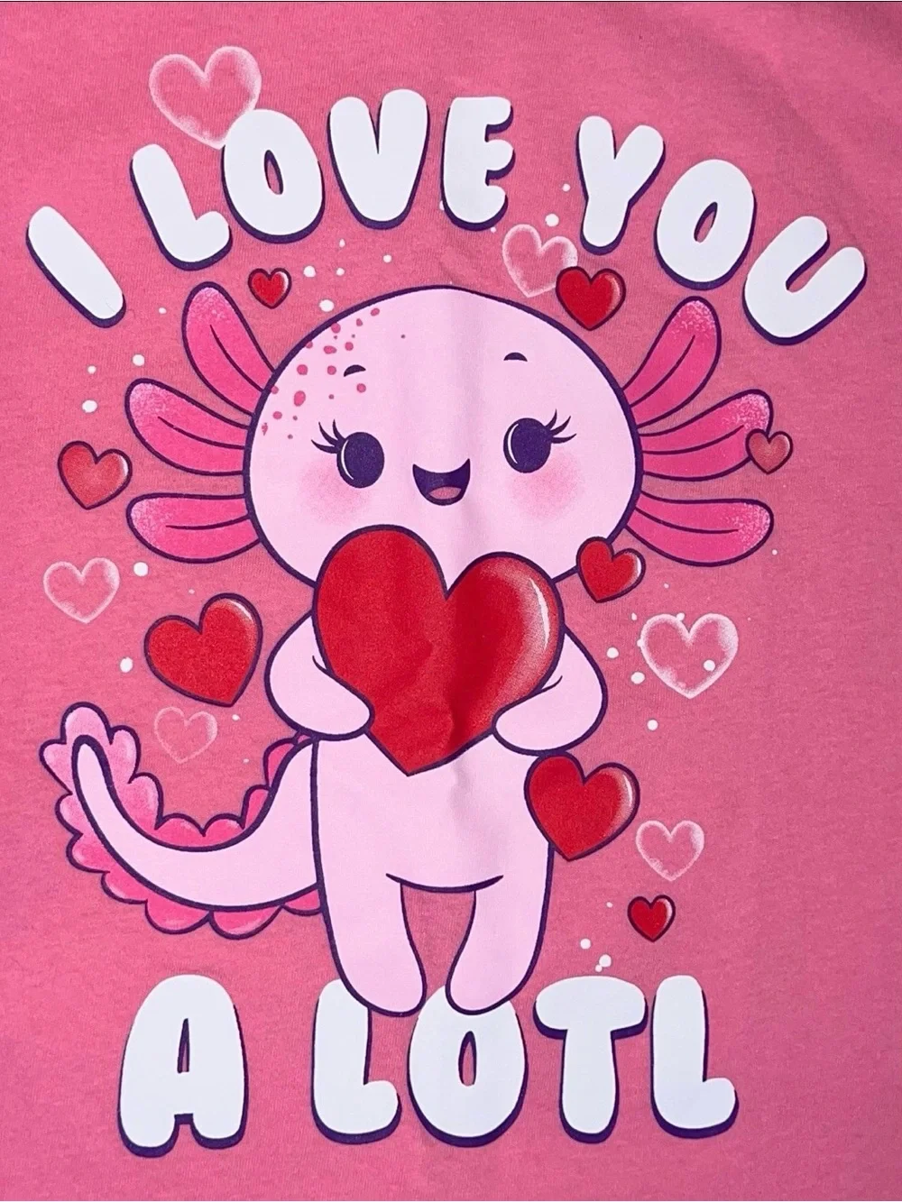 Girl’s sz 16 Axolotl Heart Tee